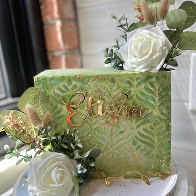 Custom Acrylic Cake Topper