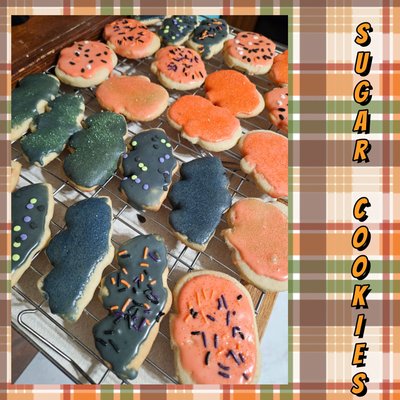 Halloween Sugar Cookies 