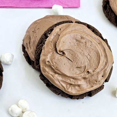 Chocolate Marshmallow Cookies