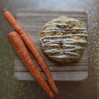 Carrotcake Cream Cheese Stuffed Cookie