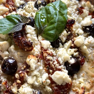 Mediterranean Sourdough Flatbread 