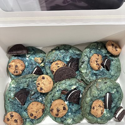 Cookie Monster Cookies-Half Dozen 