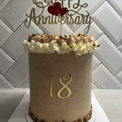 8” Cake (serves 48)