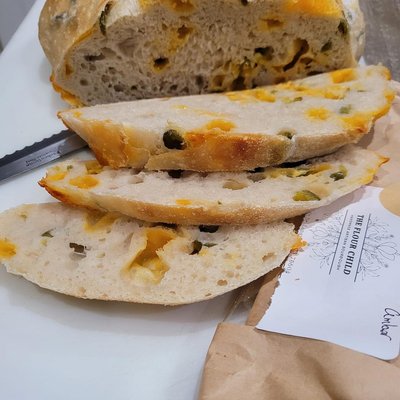 Cheddar & Jalapeño Sourdough Loaf