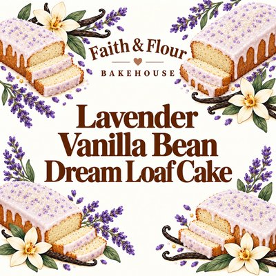 Lavender Vanilla Bean Dream Loaf Cake