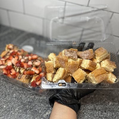 Churro Cheescake Bars & Bites 