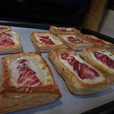 Strawberry Cream Cheese Danish