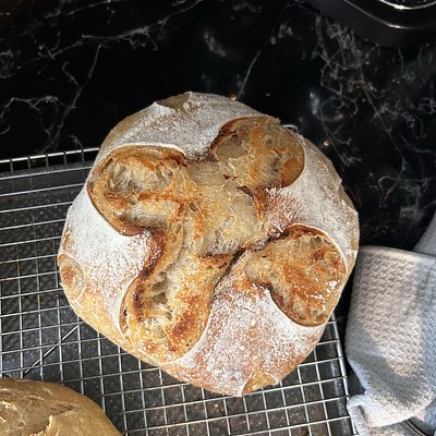 Small-Sun Dried Tomato, Pesto, and Mozzarella Sourdough Loaf By