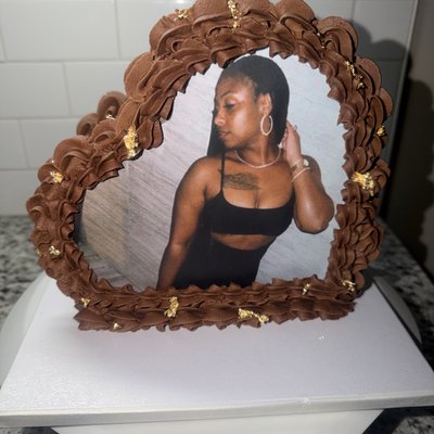 Heart On The Side Cake