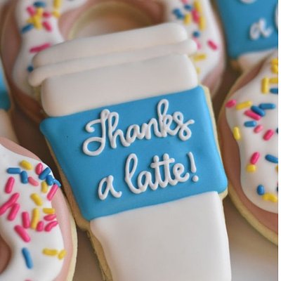 Teacher Appreciation Coffee Cookie