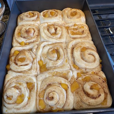 Peach Cobbler Roll