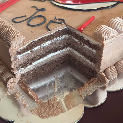 Chocolate cake 🎂 3 layers 10"