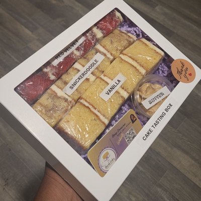 Wedding Cake Tasting Box