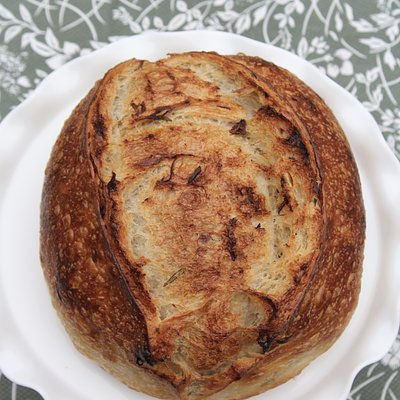 Roasted Garlic Rosemary Sourdough