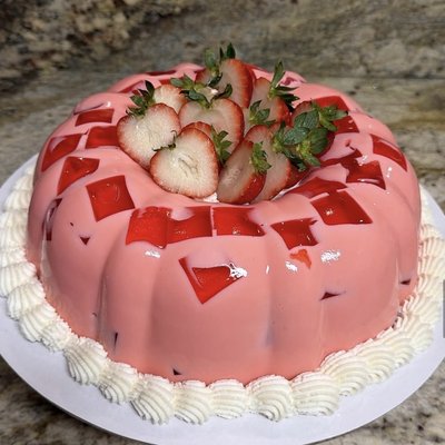 Strawberry Mosaico Jello
