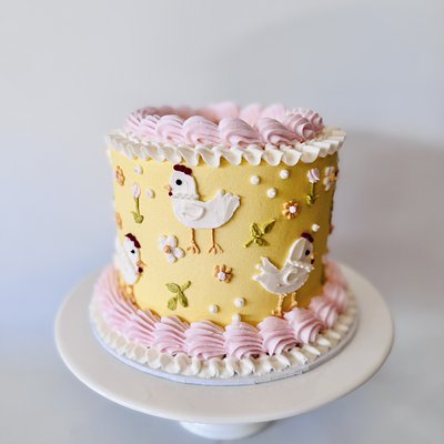 6” 3 Layer Cake (6-10 Servings) 
