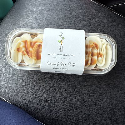 Mini Caramel Sea Salt Banana Bread 