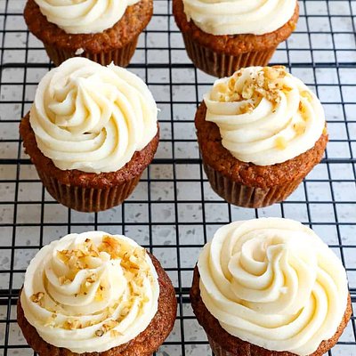 Jamaican Carrot Cupcake 