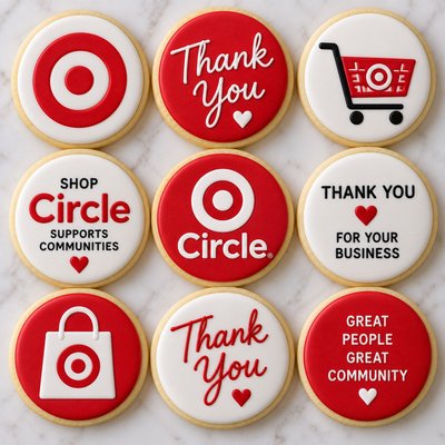 Business, Thank You￼ Set Theme Cookies 