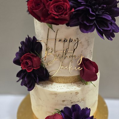 Custom 2 Tier Cake 