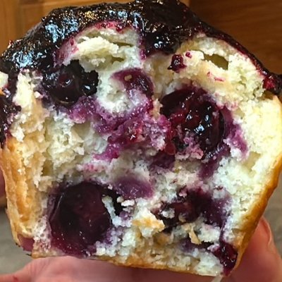Blueberry Lemon Muffins (Blueberry Compote Optional) (12)