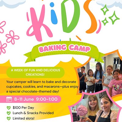 Summer Kids Baking Camp 