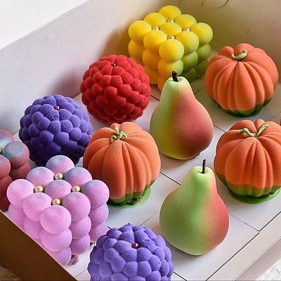 Viral Fruit Shaped Dessert (Box Of 12