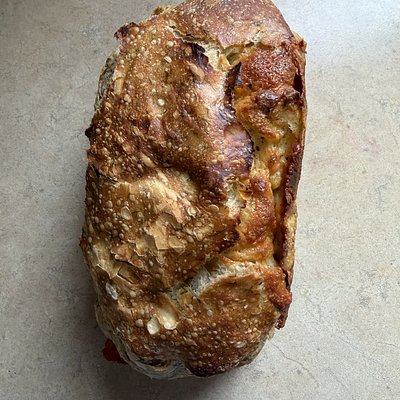 Cheddar Dill Sourdough Bread