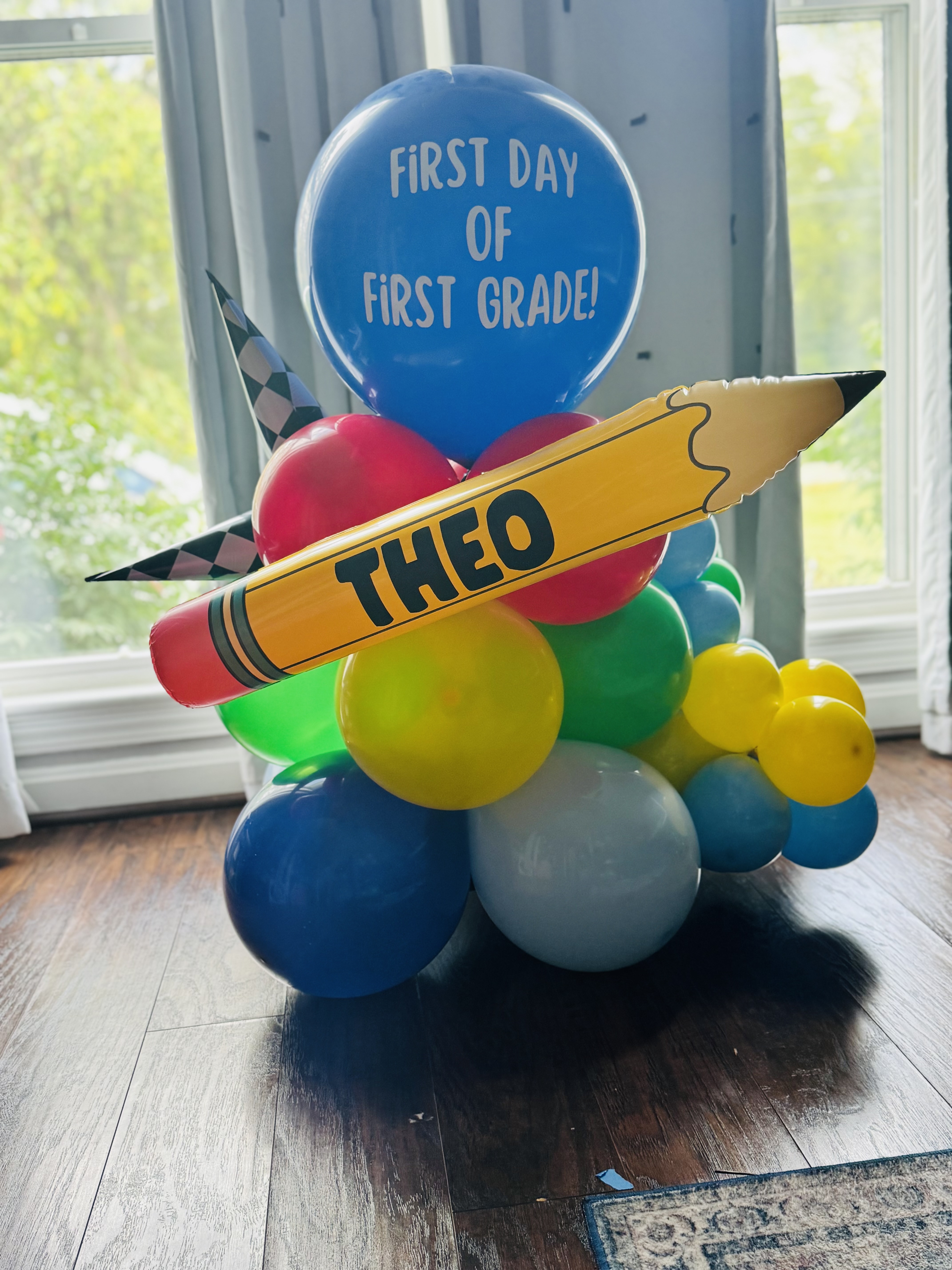 Back To School Balloon Stack 