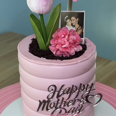 Mothers day bento flower cake 