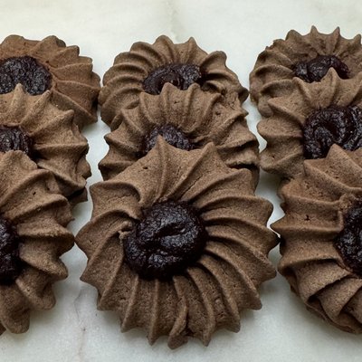Raspberry Jelly Chocolate Frenchies 