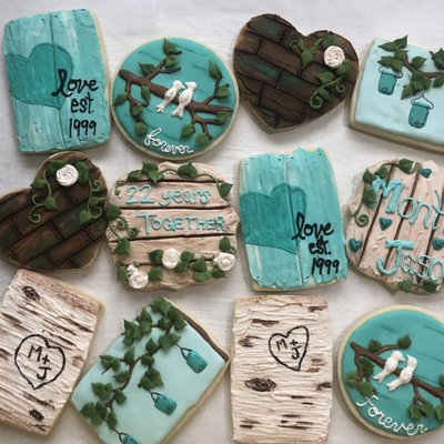 Full Size, 1 Dozen, Custom Decorated Sugar Cookies