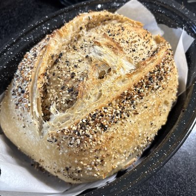 Everything BUT The Bagel Sourdough Loaf