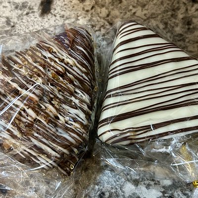 Dipped Cheesecake Slices