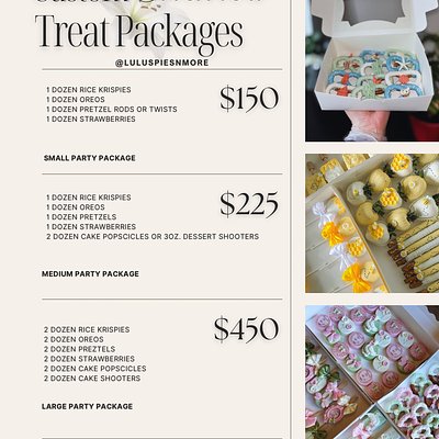  Custom Chocolate Party Packages 