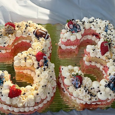 Number/Letter Cakes
