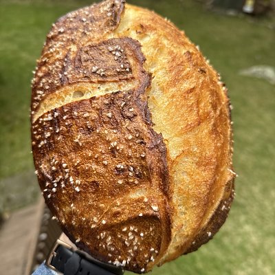 Sourdough Pretzel Loaf