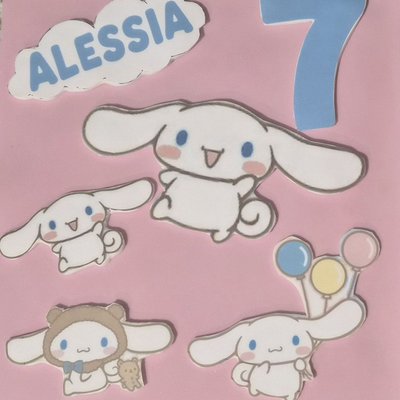 Edible Cake Toppers (6 Count) With Fondant Backing