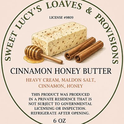 Cinnamon Honey Butter 6 Oz