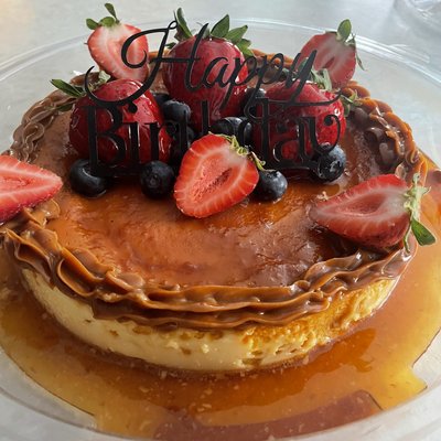 8” in Flan 