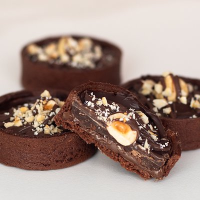 Mini Tarts Nutella Chocolate Hazelnut Box Of 6 