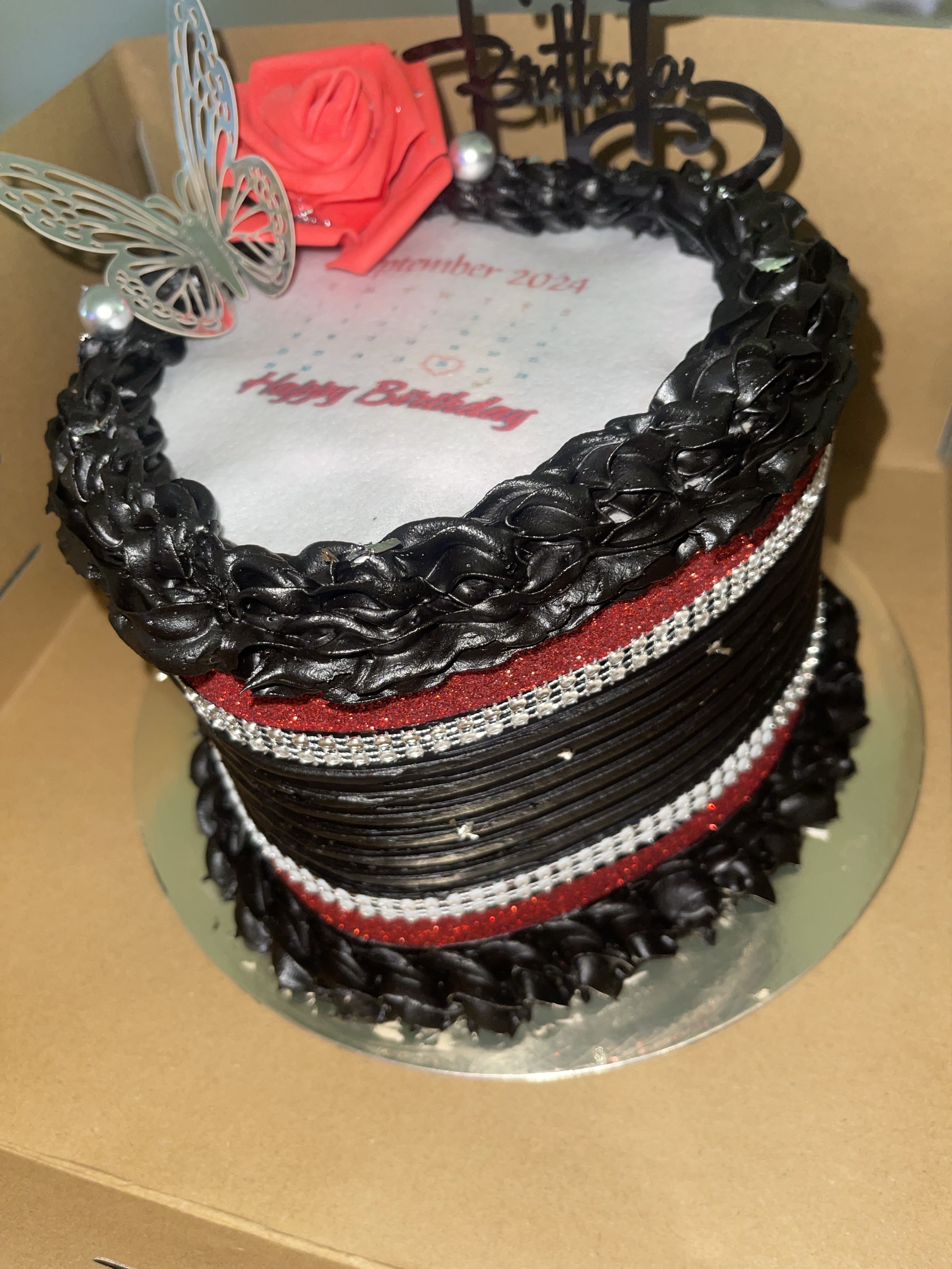 6 Inch 3 layers Burn Cake Without Pics