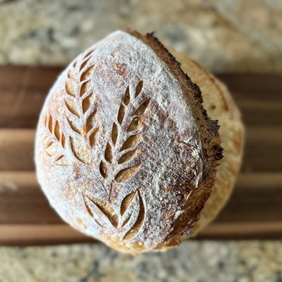 Organic Plain Artisan Sourdough Loaf 