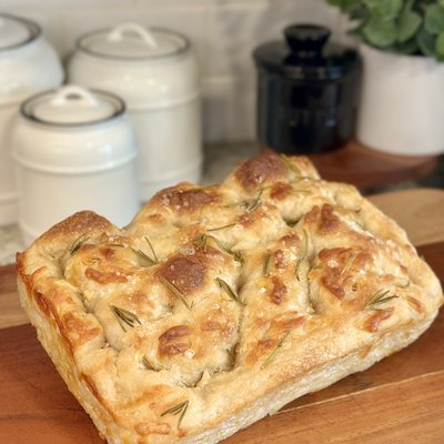Rosemary Parmesan Sourdough Focaccia