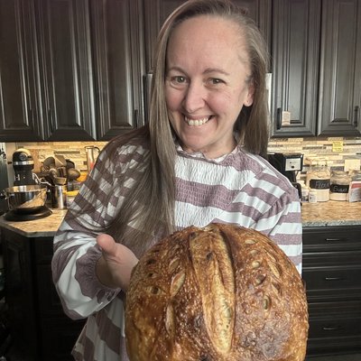 Biscoff Cookie Swirl Sourdough Boule