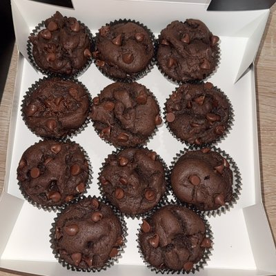 Double Chocolate Chip Muffins 
