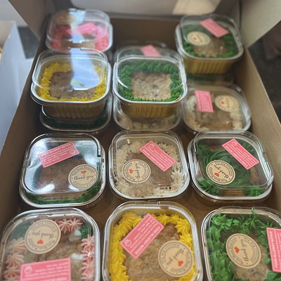 Pack of 3: 4” - Single Portion- Mini Cookie Cake