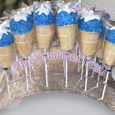 Ice Cream Cone Cake Pops