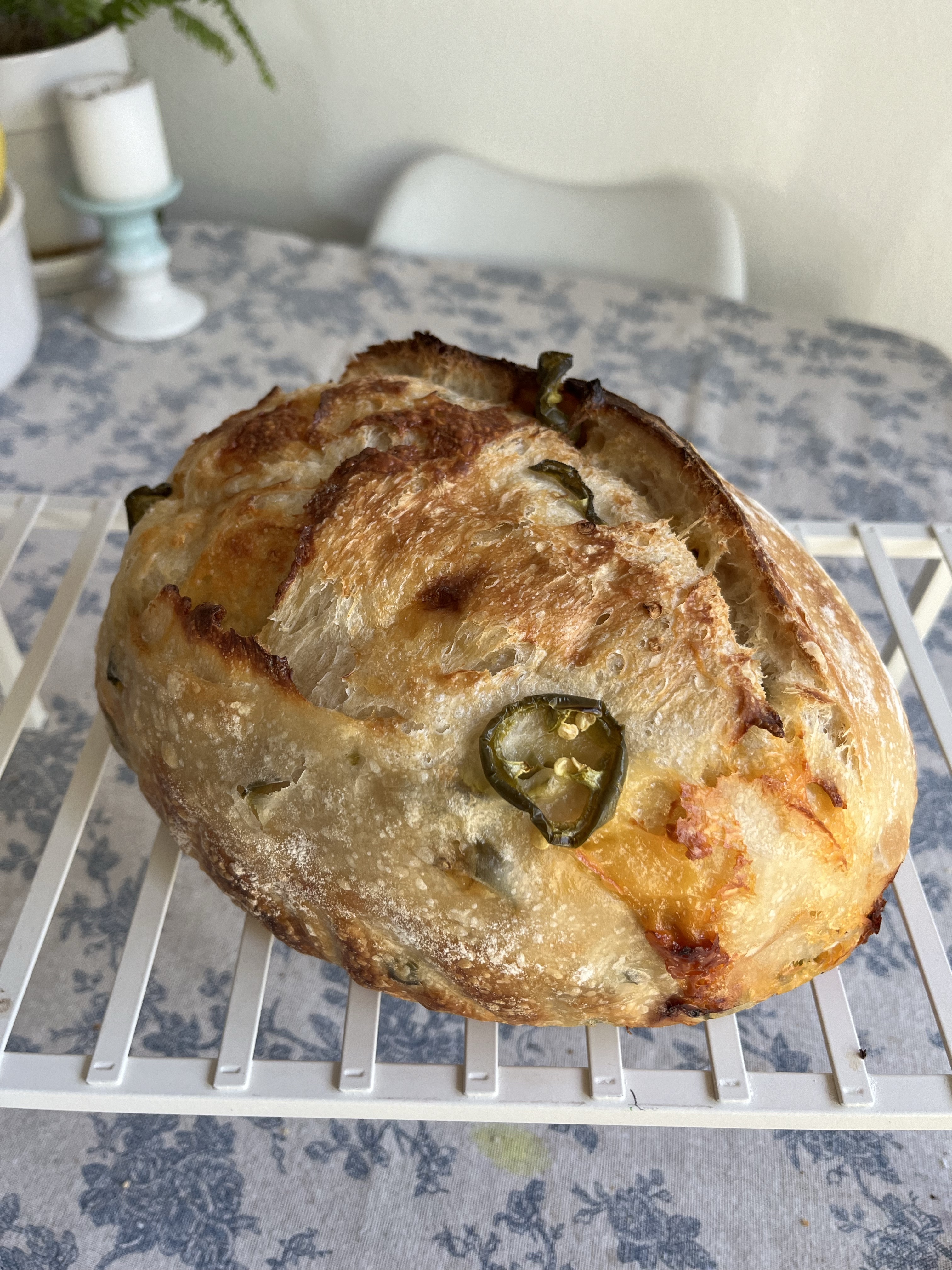 Jalapeño And Cheddar Sourdough Loaf