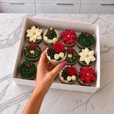 Christmas Cupcakes 